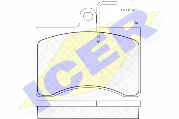 Brake Pad Set, disc brake (140322)
