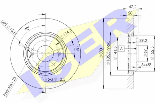 Brake Disc (78BD0580-2)