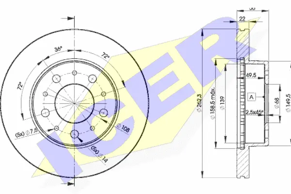 Brake Disc (78BD9063-2)