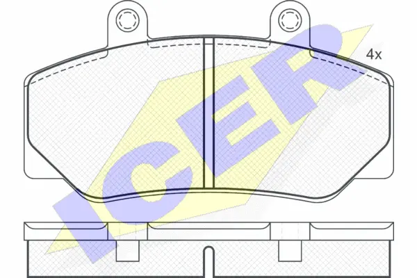 Brake Pad Set, disc brake (180837)