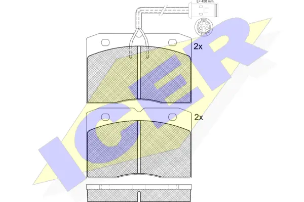 Brake Pad Set, disc brake (140730)