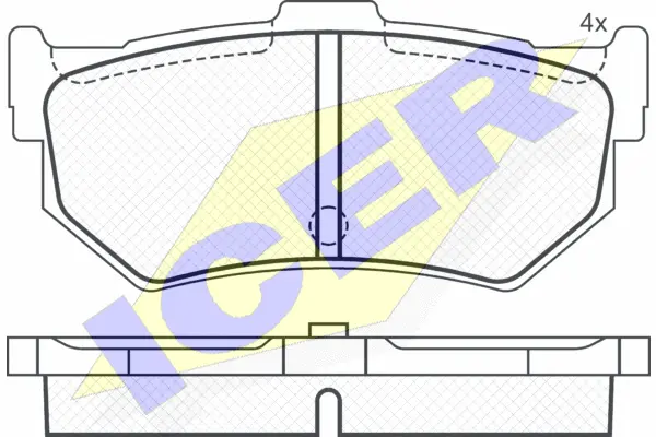 Brake Pad Set, disc brake (180607)