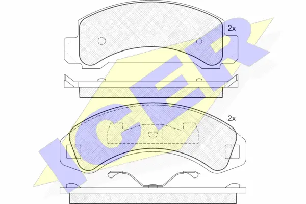 Brake Pad Set, disc brake (141055)