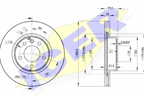 Brake Disc (78BD9054-2)