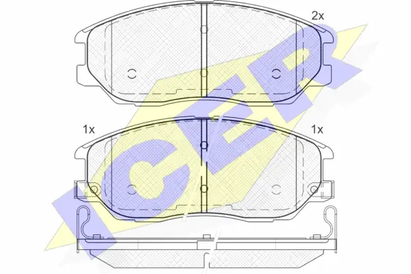 Brake Pad Set, disc brake (181714)