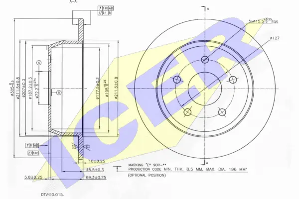 Brake Disc (78BD5118-2)