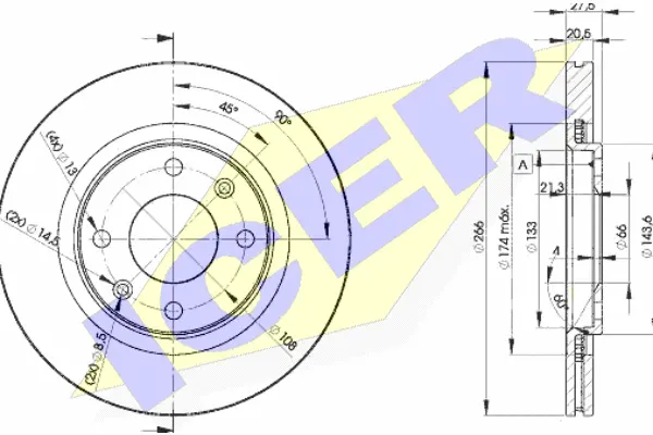 Brake Disc (78BD4697-2)