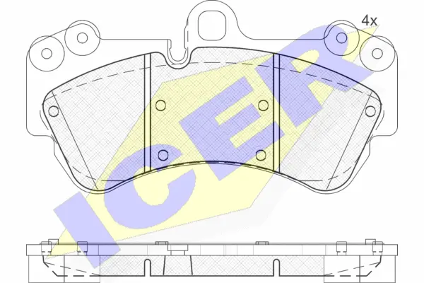 Brake Pad Set, disc brake (181620)