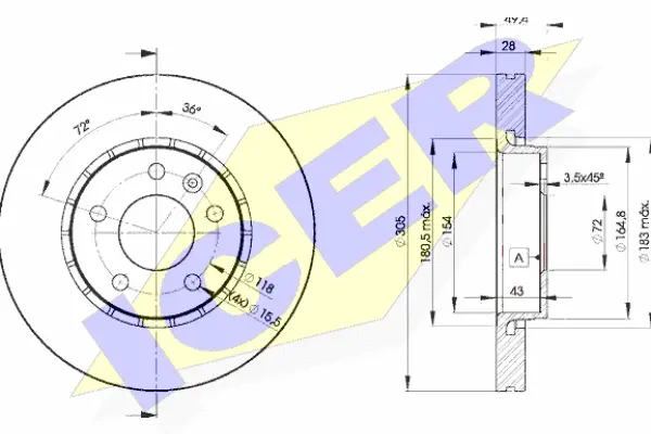 Brake Disc (78BD6845-2)