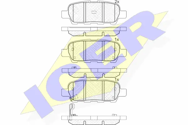 Brake Pad Set, disc brake (181509)