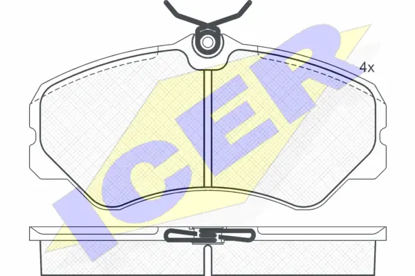 Brake Pad Set, disc brake (140783)