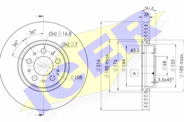 Brake Disc (78BD6074-2)