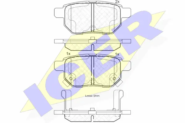 Brake Pad Set, disc brake (181899)