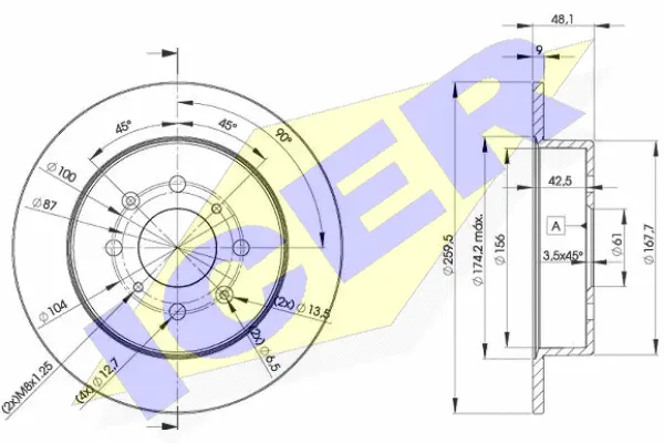 Brake Disc (78BD5105-2)