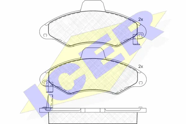 Brake Pad Set, disc brake (181229)