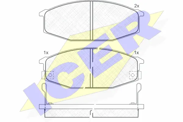 Brake Pad Set, disc brake (140637)