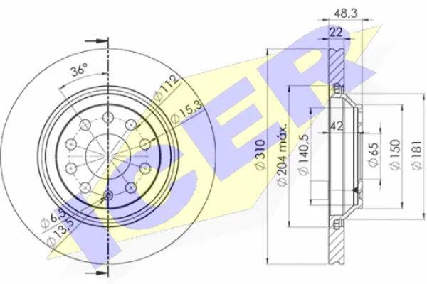 Brake Disc (78BD4082-2)