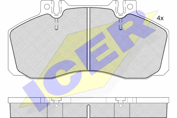 Brake Pad Set, disc brake (151080)