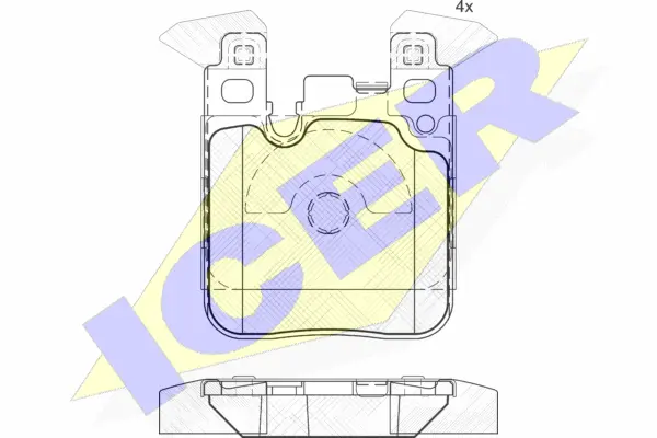 Brake Pad Set, disc brake (182092)