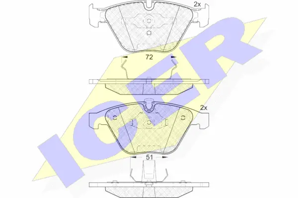 Brake Pad Set, disc brake (181577)
