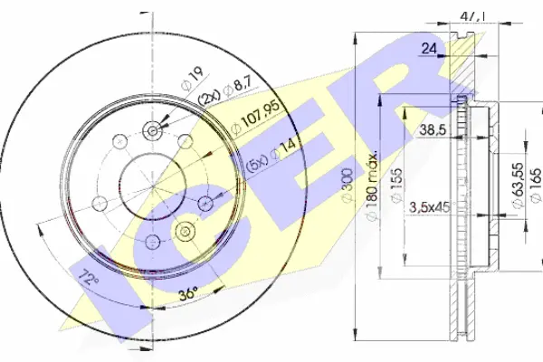 Brake Disc (78BD6767-2)