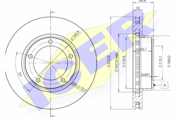 Brake Disc (78BD1265-2)