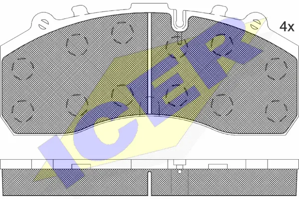 Brake Pad Set, disc brake (151195)