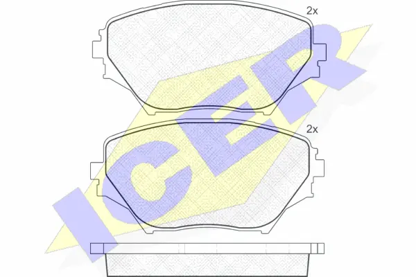 Brake Pad Set, disc brake (181519)