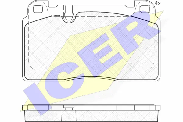 Brake Pad Set, disc brake (182112)