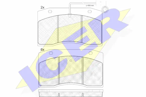 Brake Pad Set, disc brake (160832)