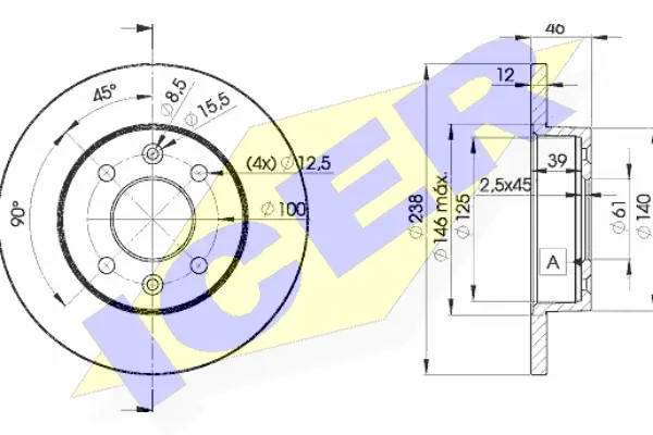 Brake Disc (78BD4286-2)