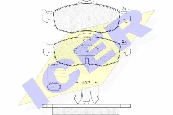 Brake Pad Set, disc brake (180917)