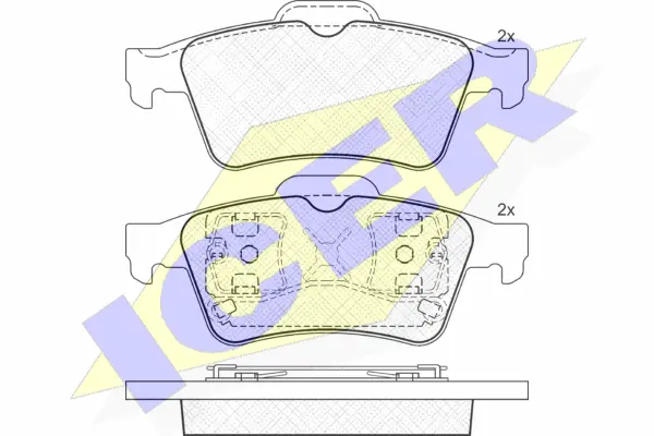 Brake Pad Set, disc brake (181433)