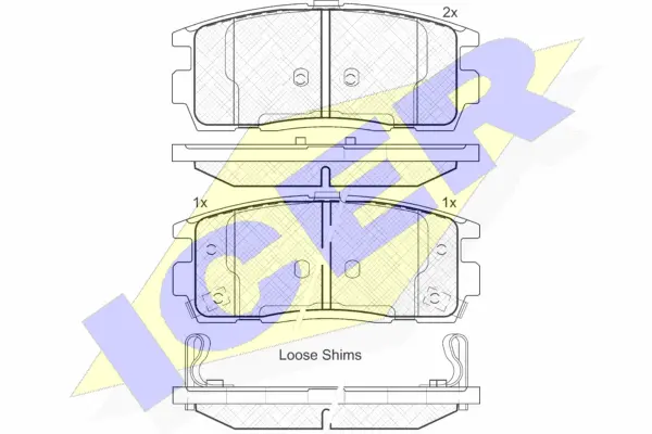 Brake Pad Set, disc brake (181799)