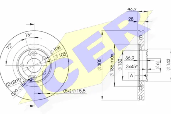 Brake Disc (78BD6673-2)
