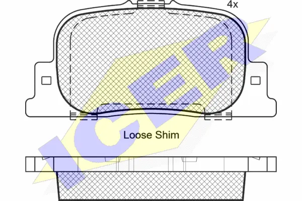 Brake Pad Set, disc brake (181633)