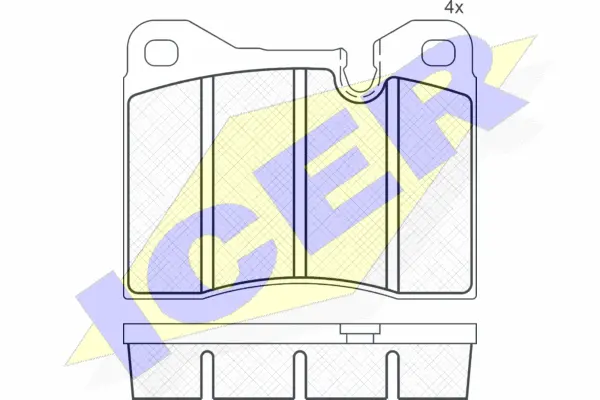 Brake Pad Set, disc brake (180305)