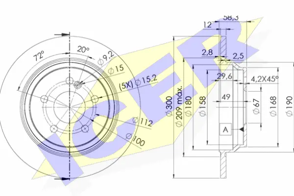 Brake Disc (78BD2591-1)