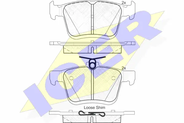 Brake Pad Set, disc brake (182099)