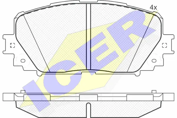 Brake Pad Set, disc brake (181898)