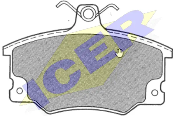 Brake Pad Set, disc brake (180478)