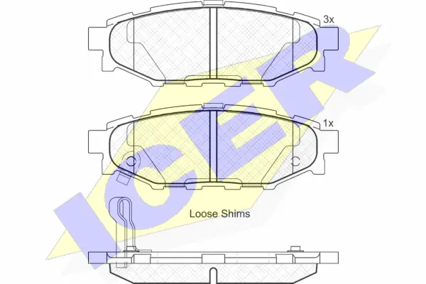 Brake Pad Set, disc brake (181759)