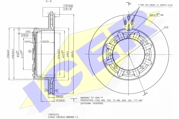 Brake Disc (78BD6330-1)