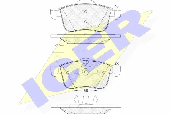 Brake Pad Set, disc brake (181772)