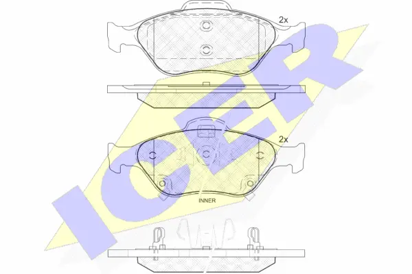 Brake Pad Set, disc brake (181877)