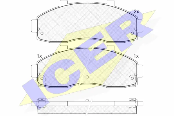 Brake Pad Set, disc brake (141246)