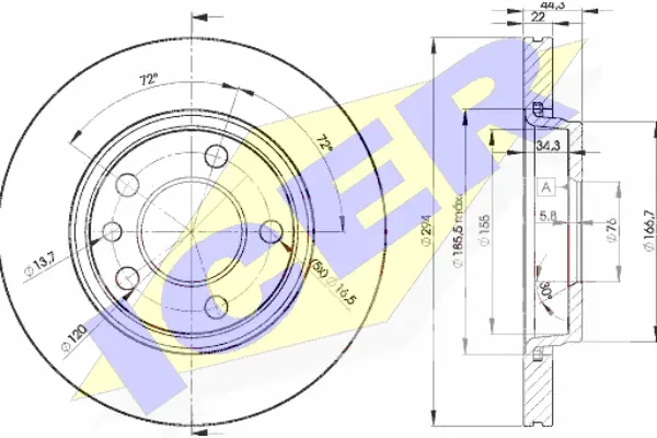 Brake Disc (78BD3021-2)