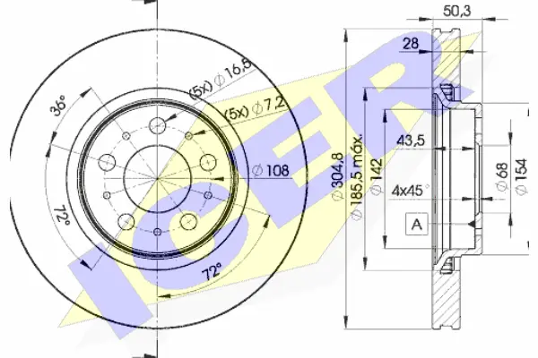 Brake Disc (78BD4045-2)
