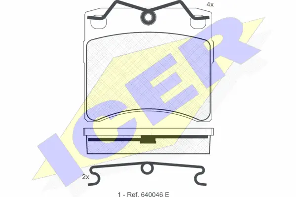 Brake Pad Set, disc brake (140895)