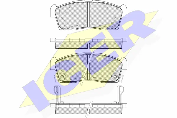 Brake Pad Set, disc brake (181833-203)